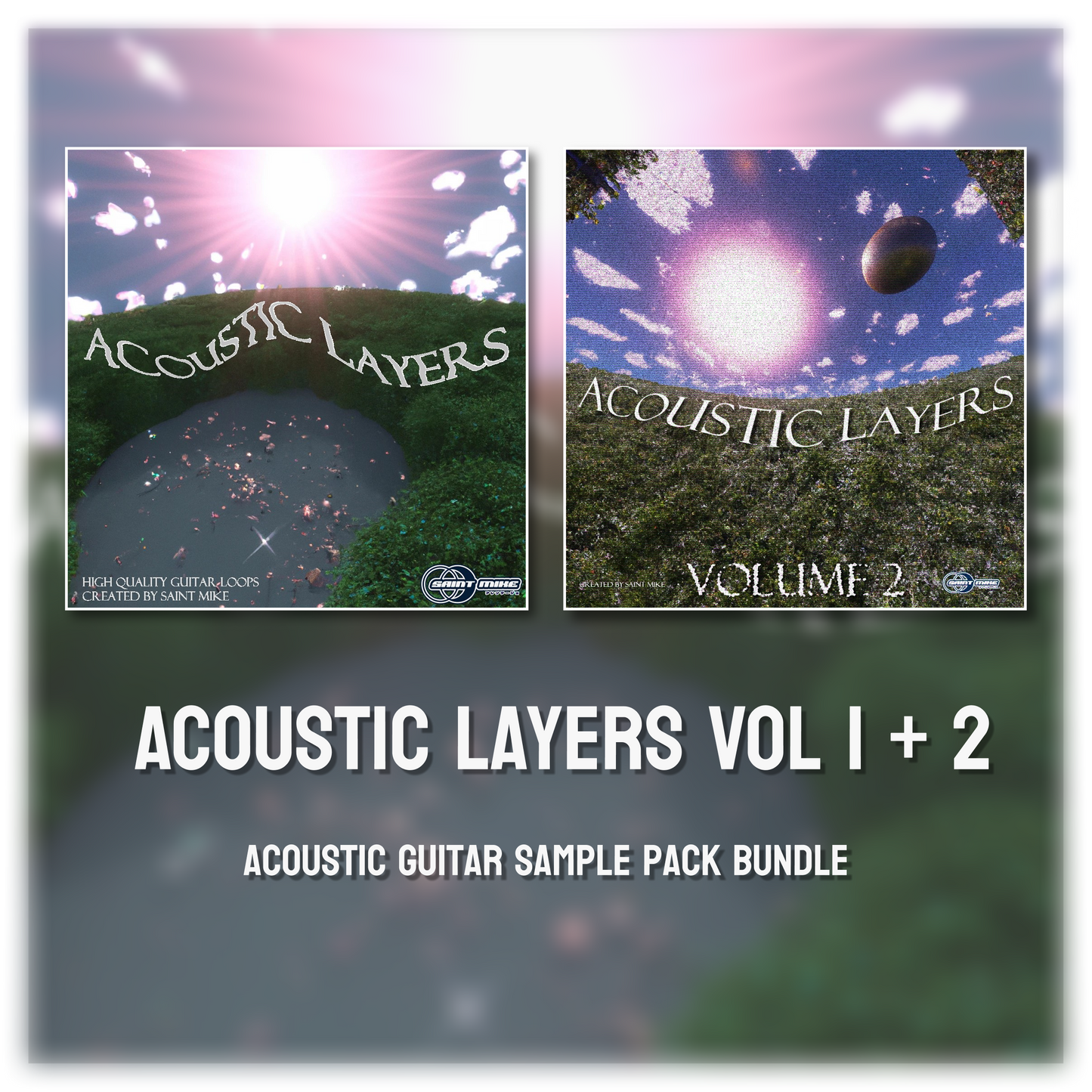 Acoustic Layers VOL 1 + 2 - Acoustic Guitar Sample Pack Bundle