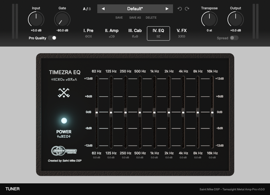 Tamazight Metal Amp Pro